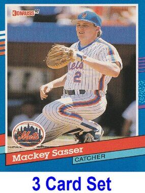 Mackey Sasser Baseball Card Collection